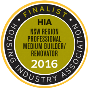 FINALIST NSW Region Professional Medium Builder/Renovator