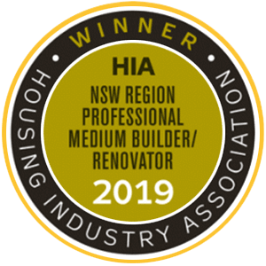 WINNER NSW Region Professional Medium Builder/Renovator